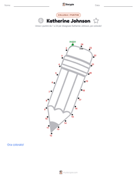 Anteprima della scheda stampabile di Katherine Johnson