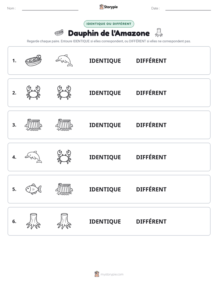 Identique ou Différent