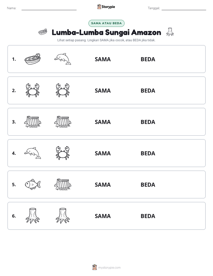 Sama atau Berbeda