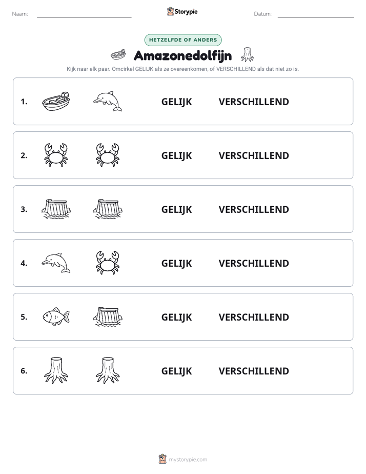 Zelfde of Verschillend
