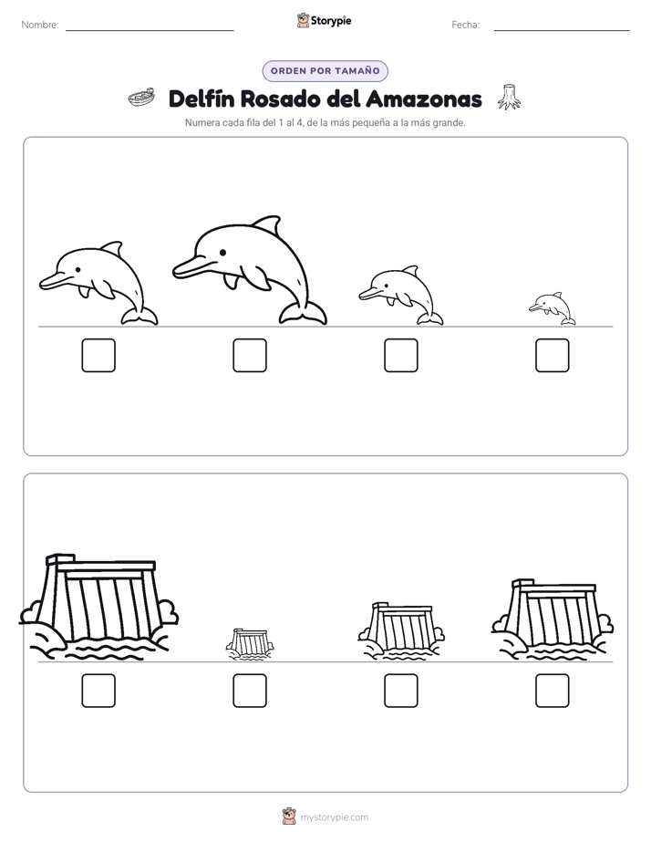 Orden de Tamaños