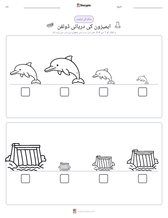 سائز کی ترتیب