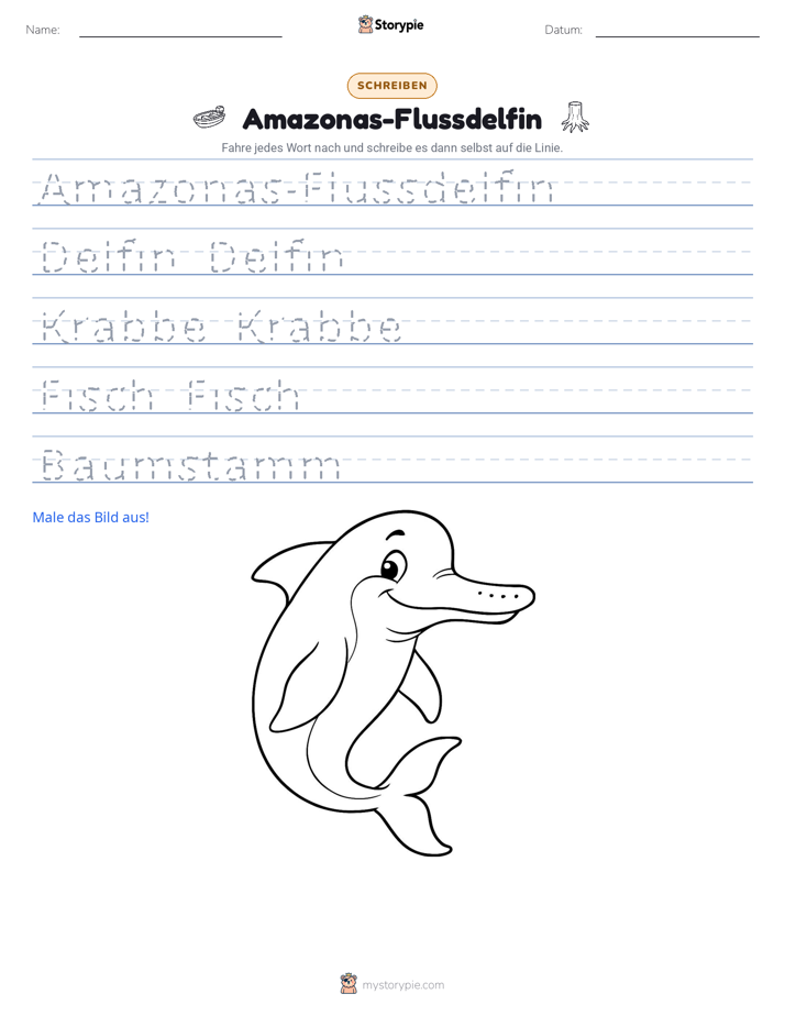 Schreibübung