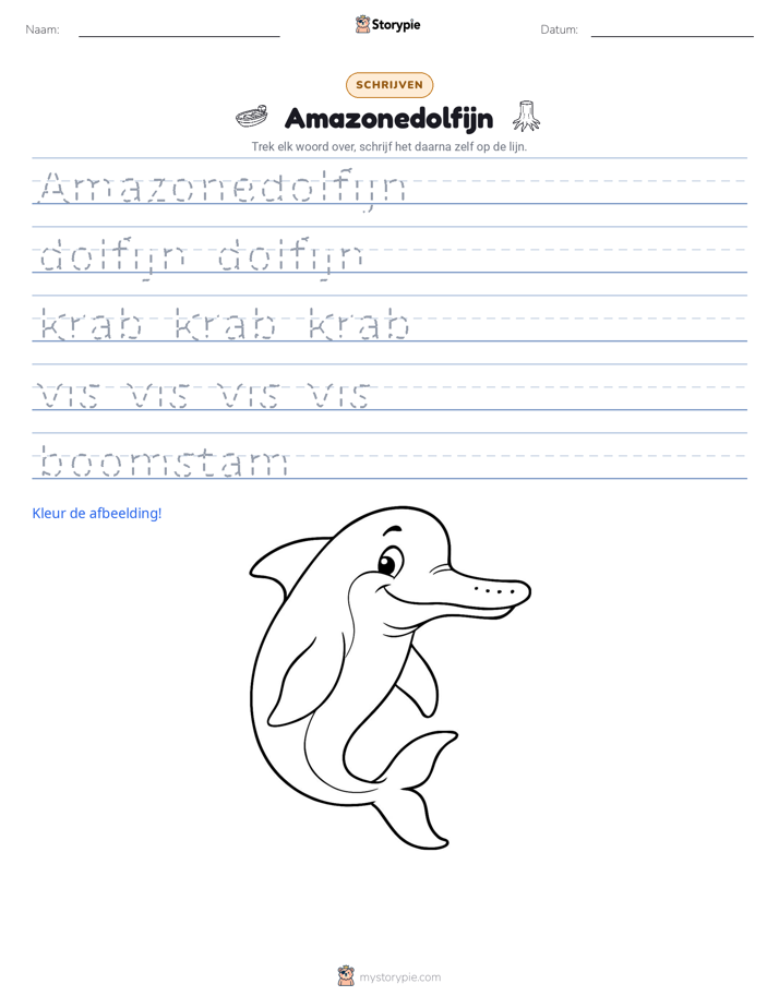 Schrijf Oefening