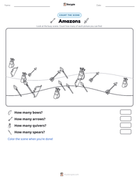 Amazons printable worksheet preview