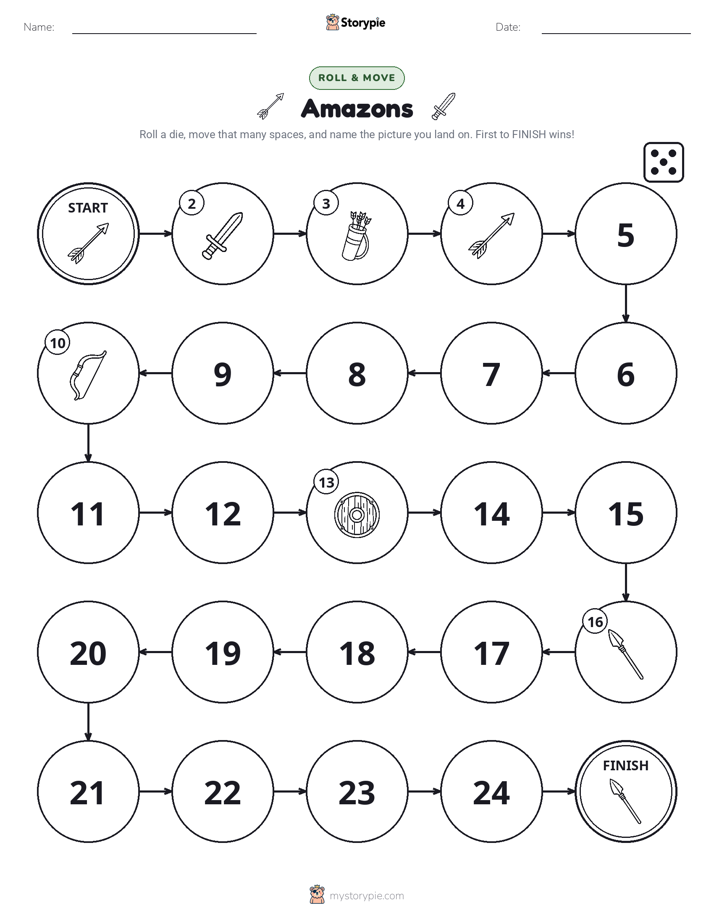 Roll & Move Game