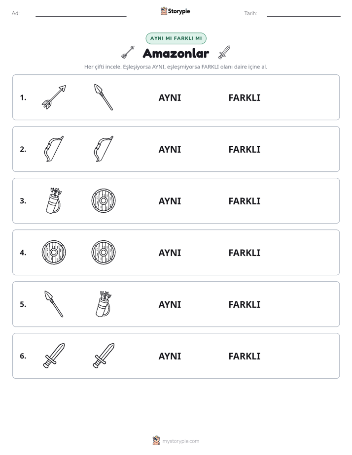 Aynı mı Farklı mı