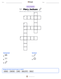 Aperçu de la feuille de travail imprimable Mary Jackson