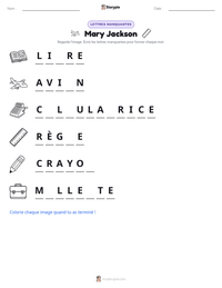 Aperçu de la feuille de travail imprimable Mary Jackson