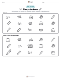 Mary Jackson printable worksheet preview