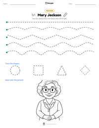Mary Jackson printable worksheet preview