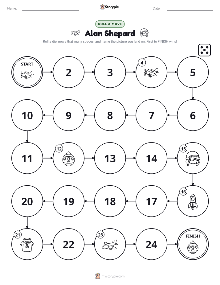 Roll & Move Game