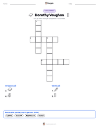 Anteprima della scheda stampabile di Dorothy Vaughan
