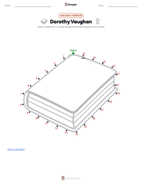 Anteprima della scheda stampabile di Dorothy Vaughan