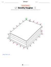 Dorothy Vaughan afdrukbare werkblad voorbeeld