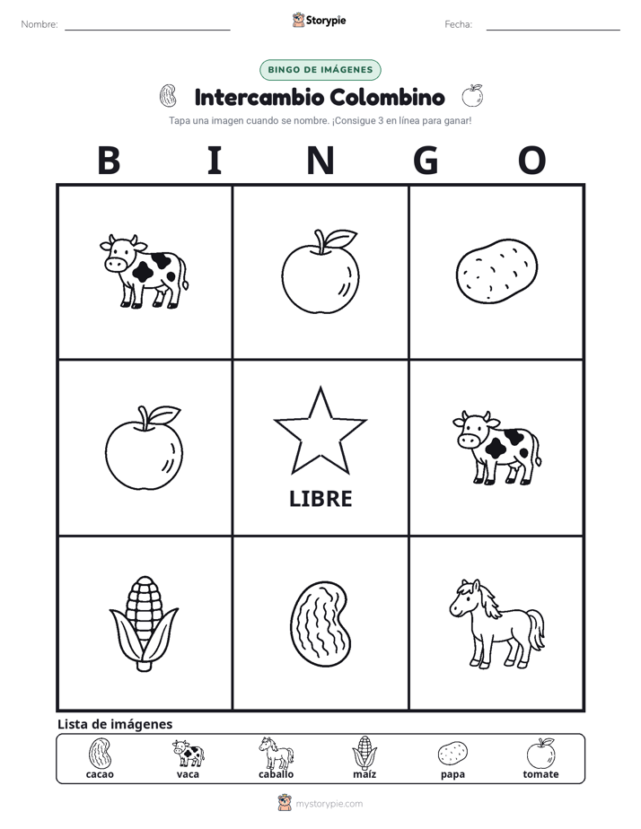 Bingo de Imágenes