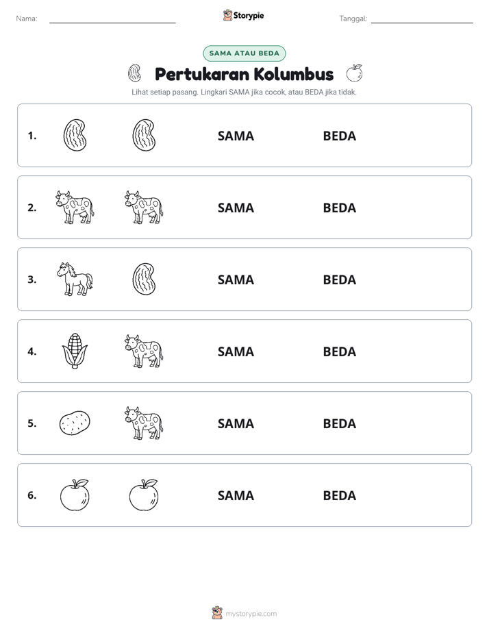 Sama atau Berbeda