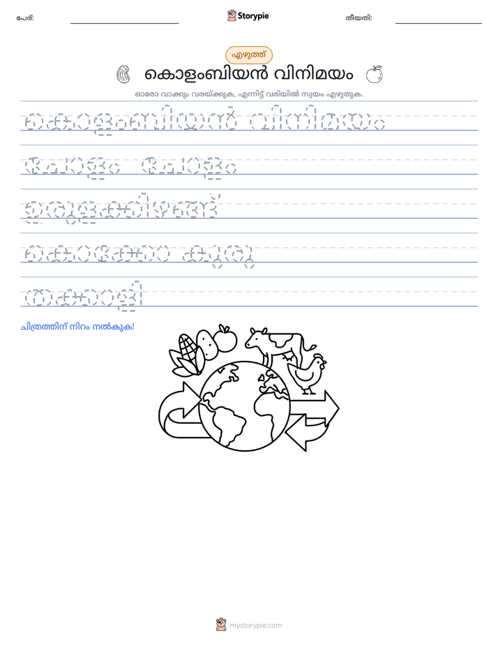 എഴുത്ത് പരിശീലനം