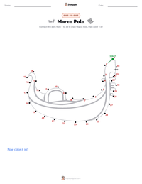 Marco Polo printable worksheet preview