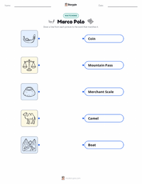 Marco Polo printable worksheet preview