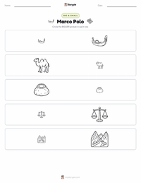 Marco Polo printable worksheet preview