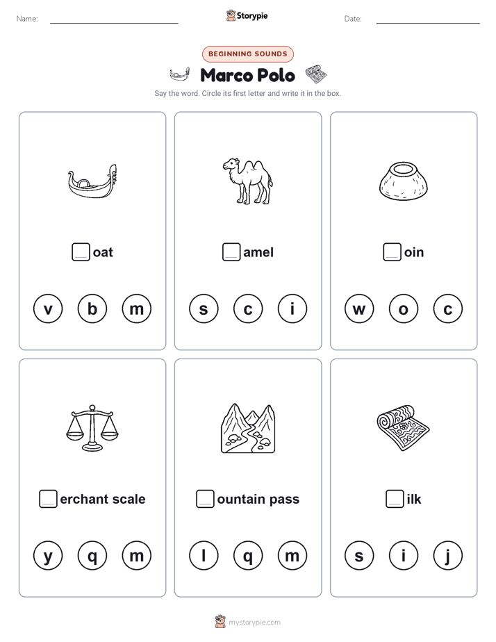 Beginning Sounds