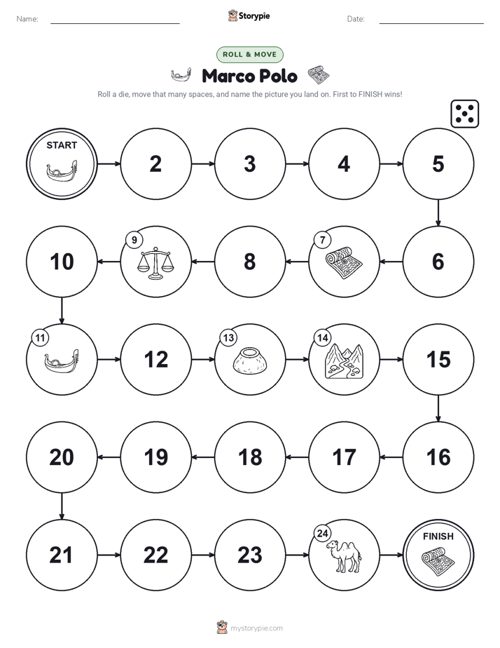 Roll & Move Game