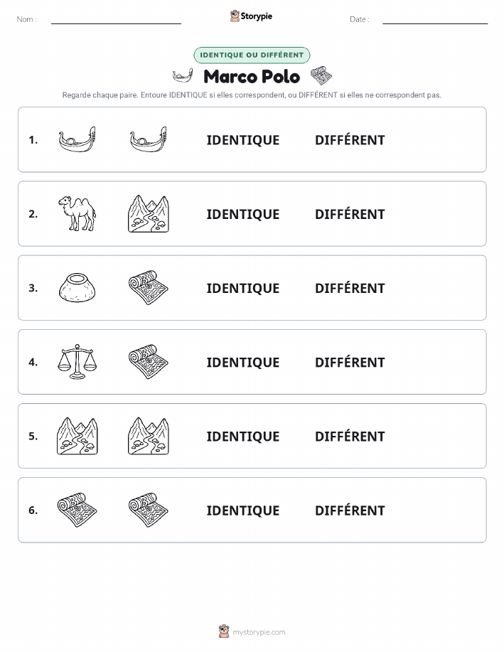 Identique ou Différent