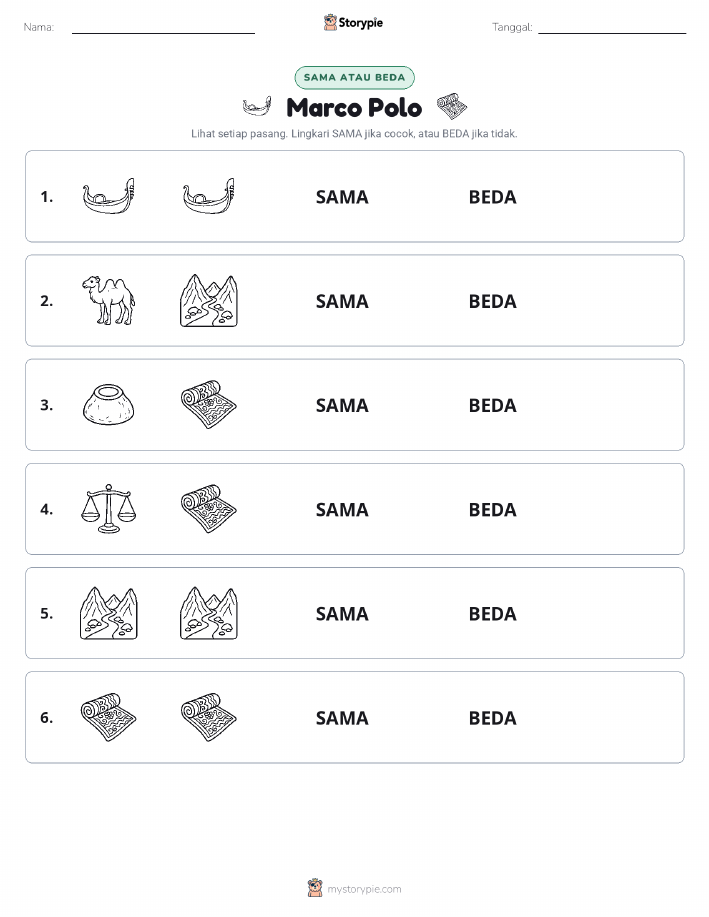 Sama atau Berbeda