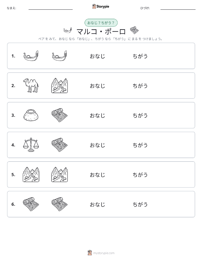 同じか違うか