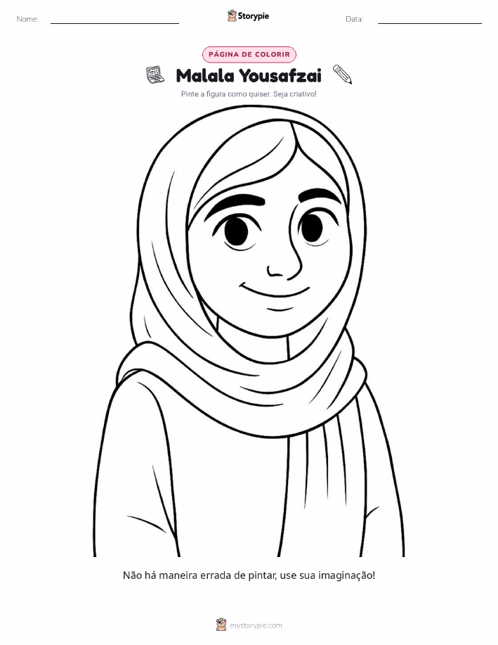 Página para colorir