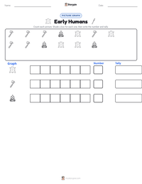 Early Humans printable worksheet preview