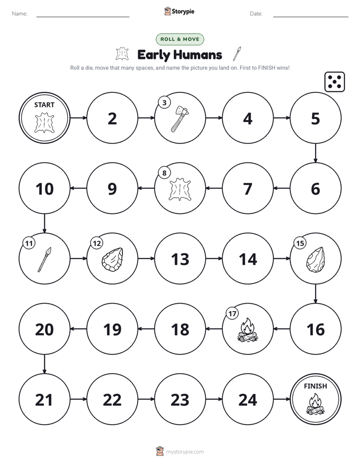 Roll & Move Game