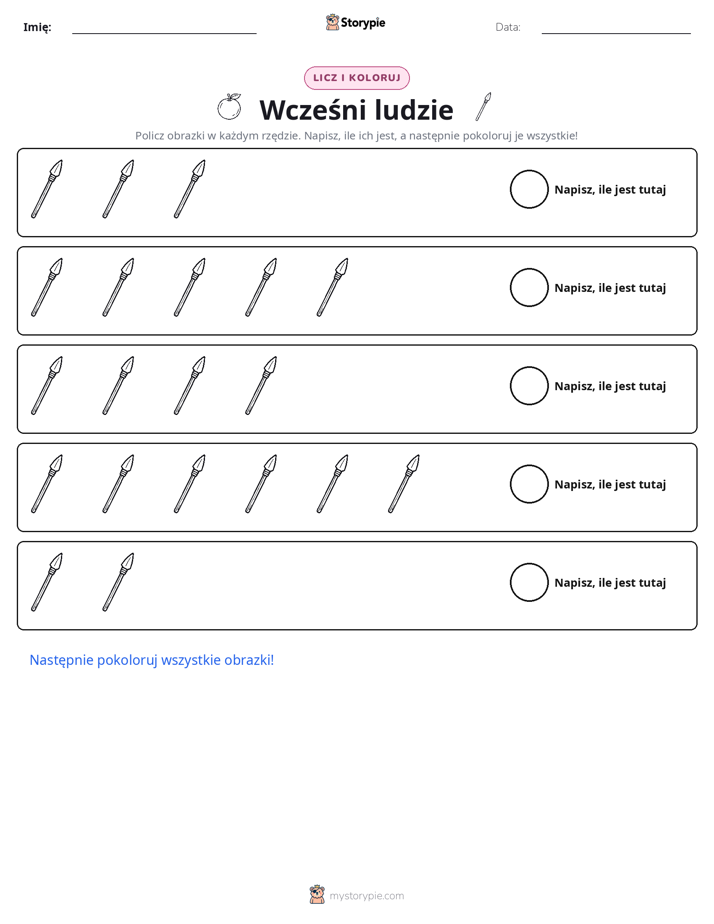 Liczenie i Kolorowanie