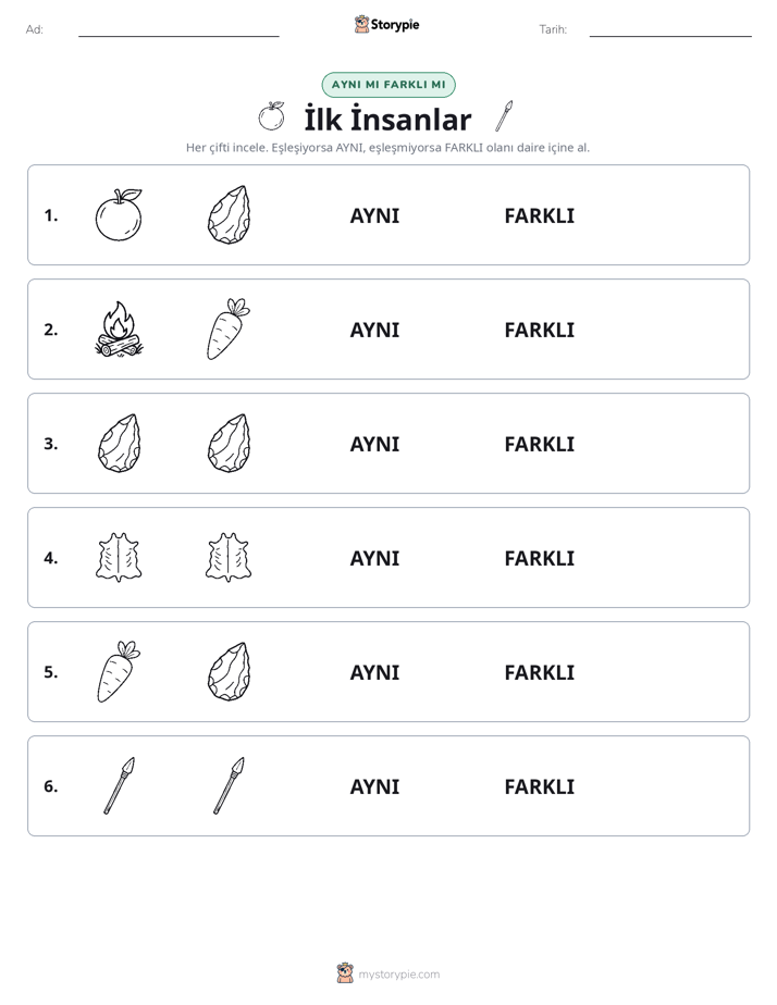 Aynı mı Farklı mı