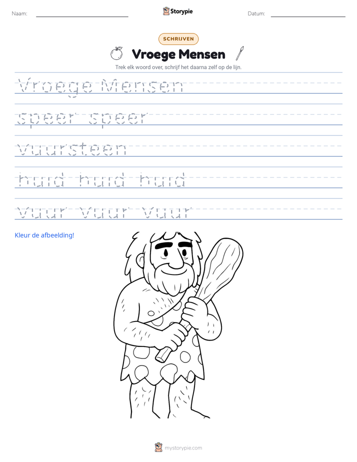 Schrijf Oefening