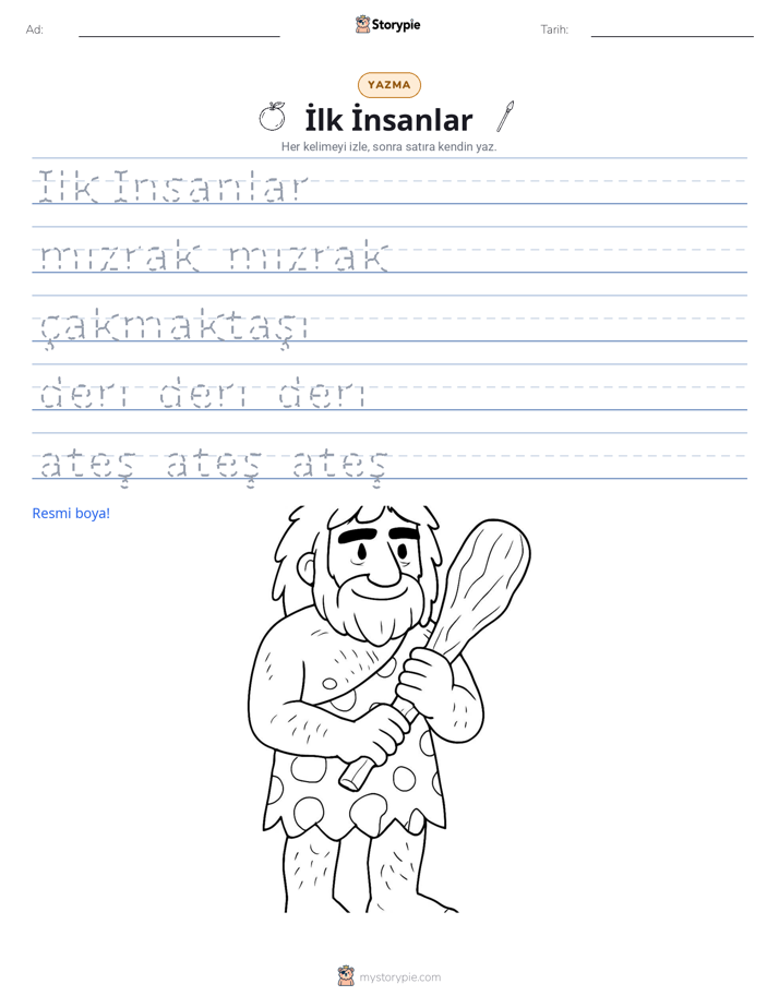 Yazma Pratiği