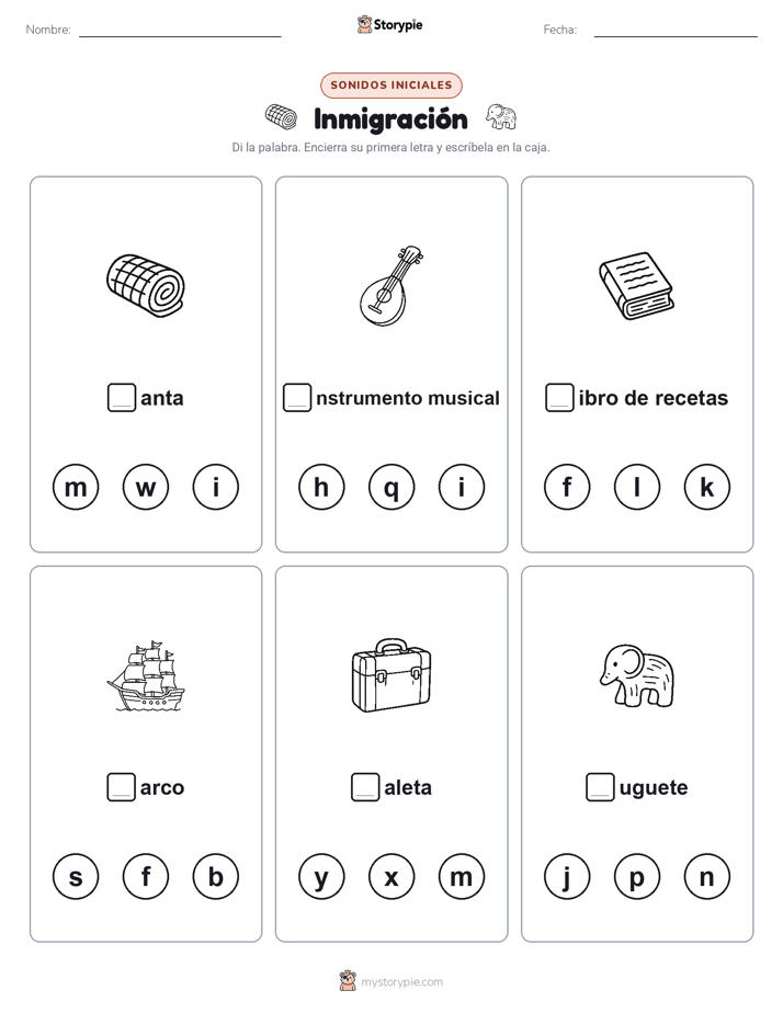 Sonidos Iniciales