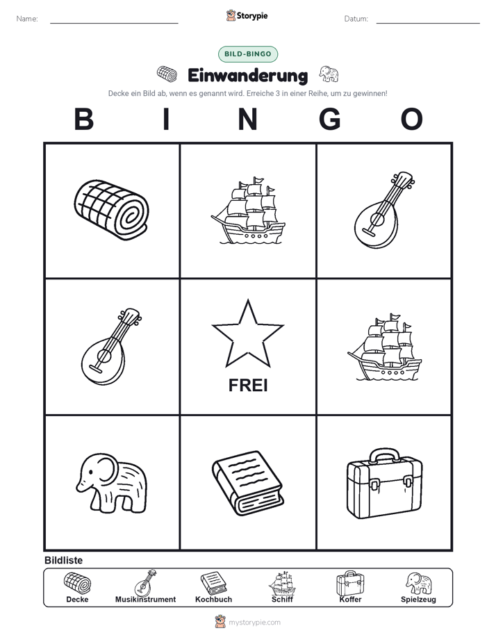 Bild-Bingo