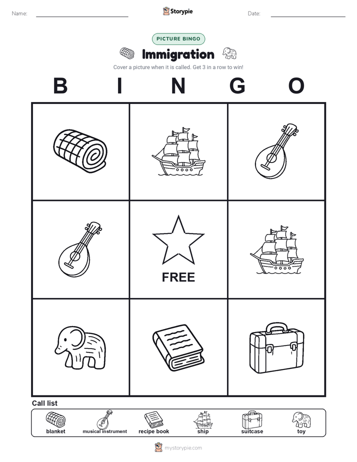 Picture Bingo