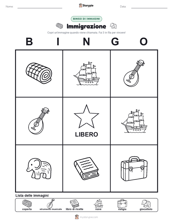 Bingo delle Immagini