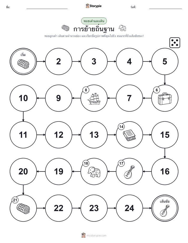 เกมโรล & เคลื่อนที่