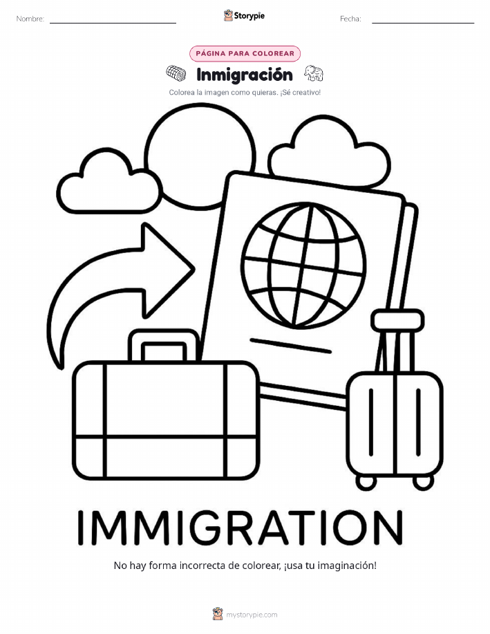 Página para Colorear