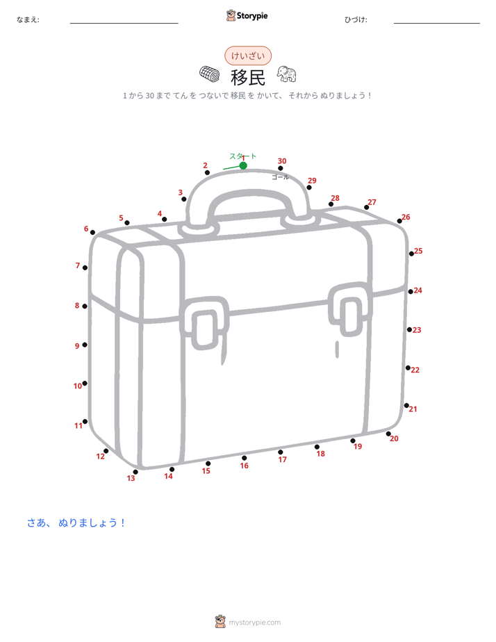 点つなぎ