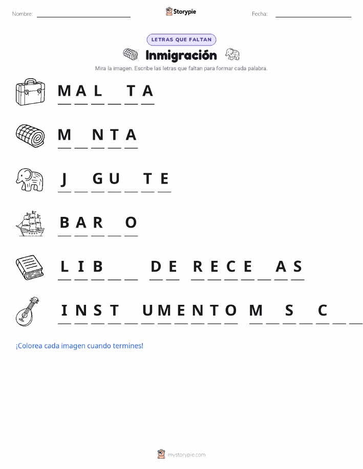 Letras Faltantes