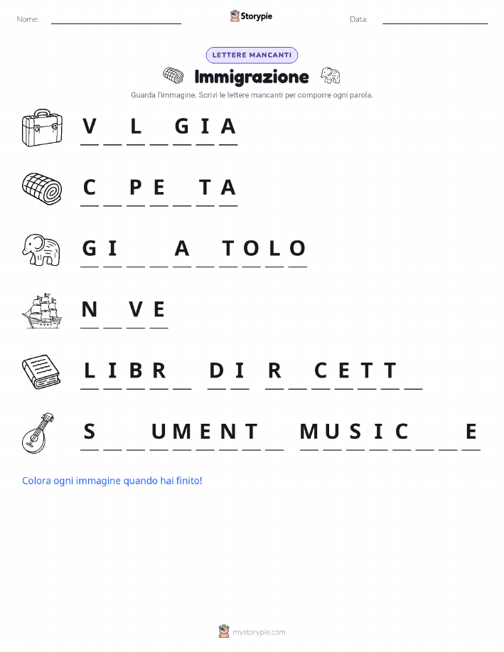 Lettere Mancanti