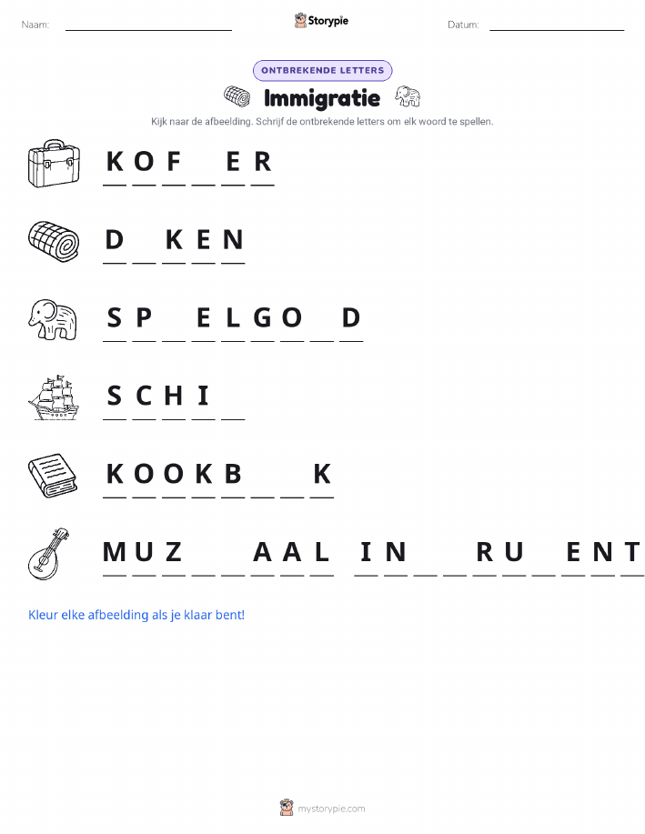 Ontbrekende Letters