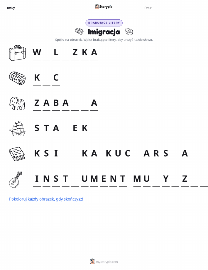 Brakujące Litery