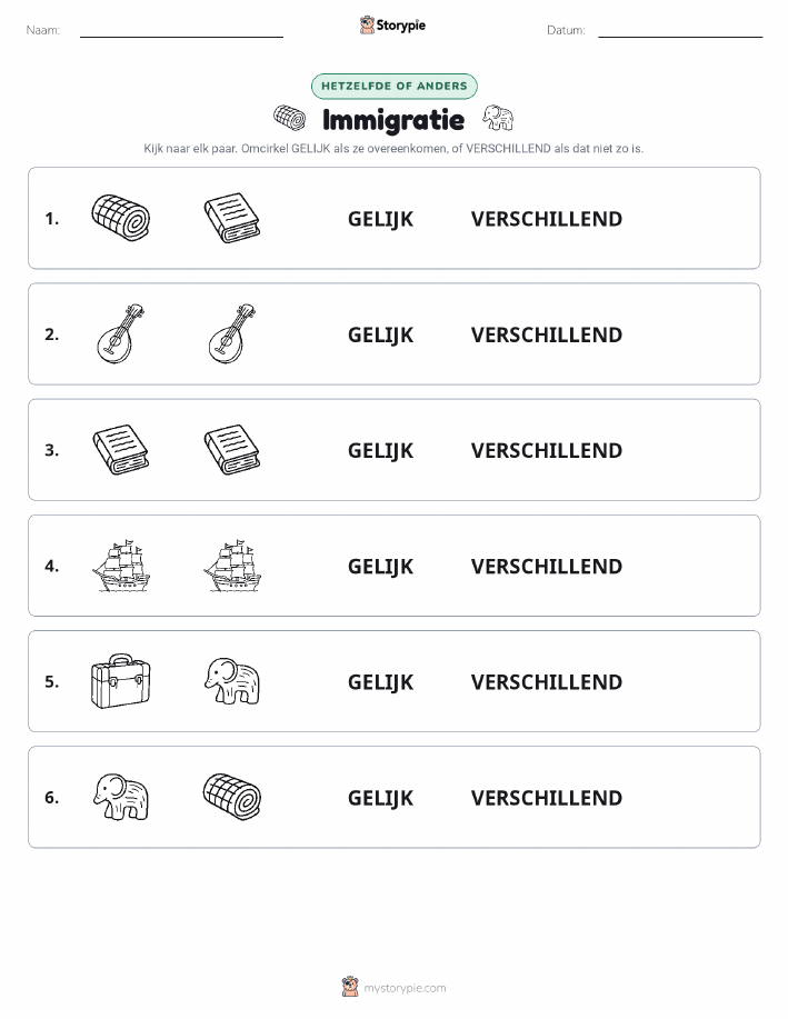 Zelfde of Verschillend