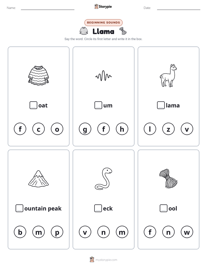 Beginning Sounds